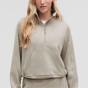 Lululemon Athletica Brushed Softstreme Half Zip
